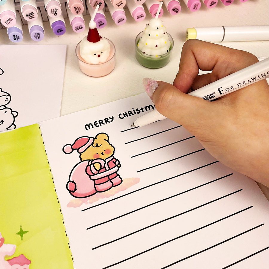 christmas coloring card