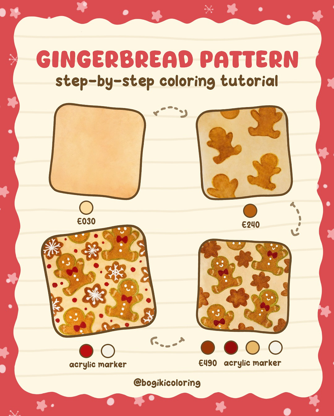 christmas gingerbread pattern