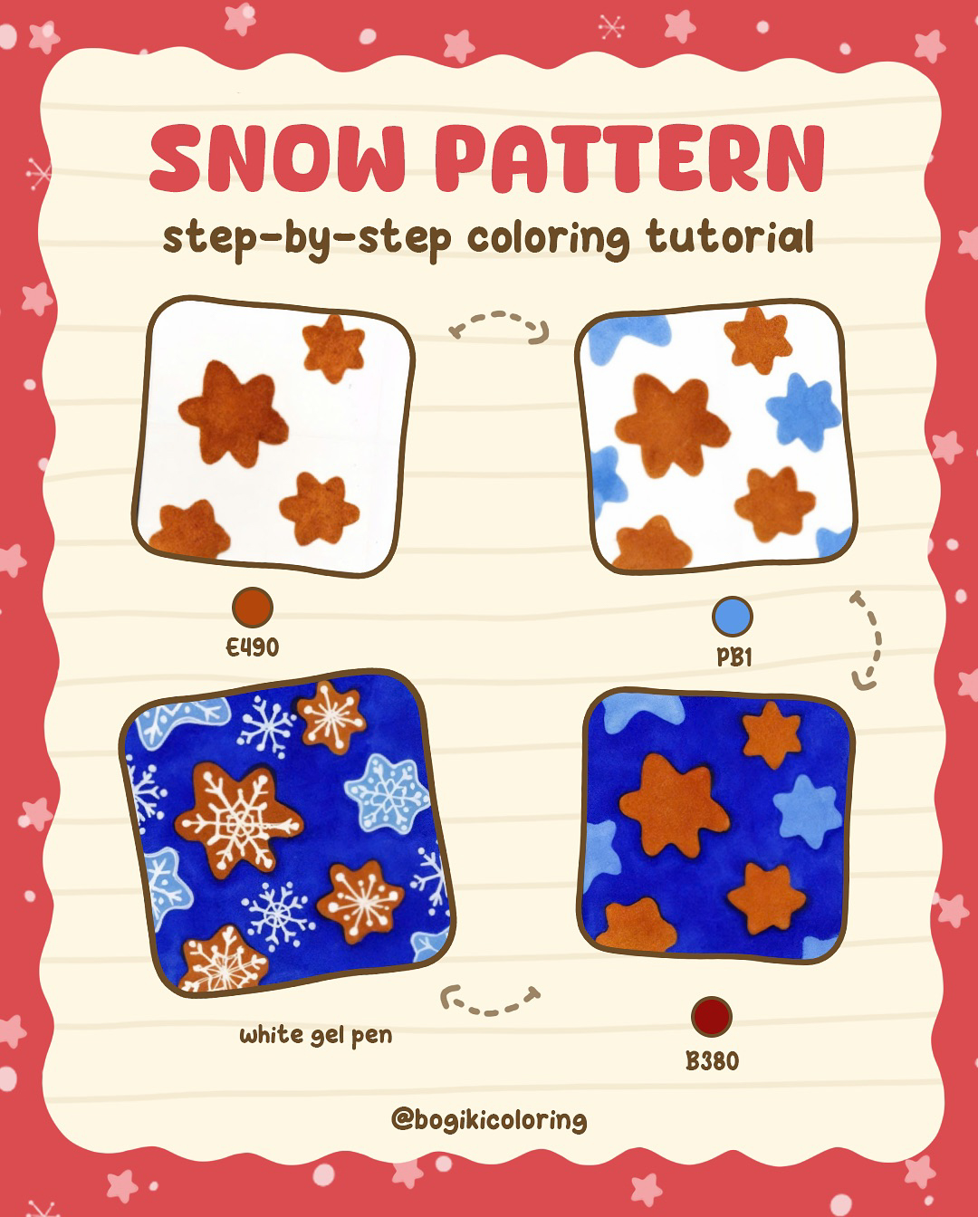 christmas snow pattern