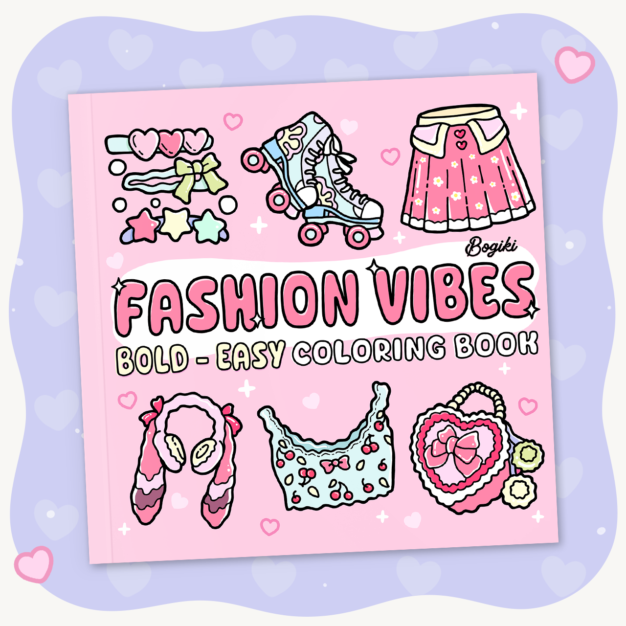 Fashion Vibes Coloring Book