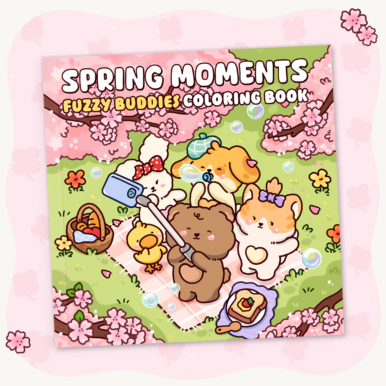 Spring Moments Coloring Book