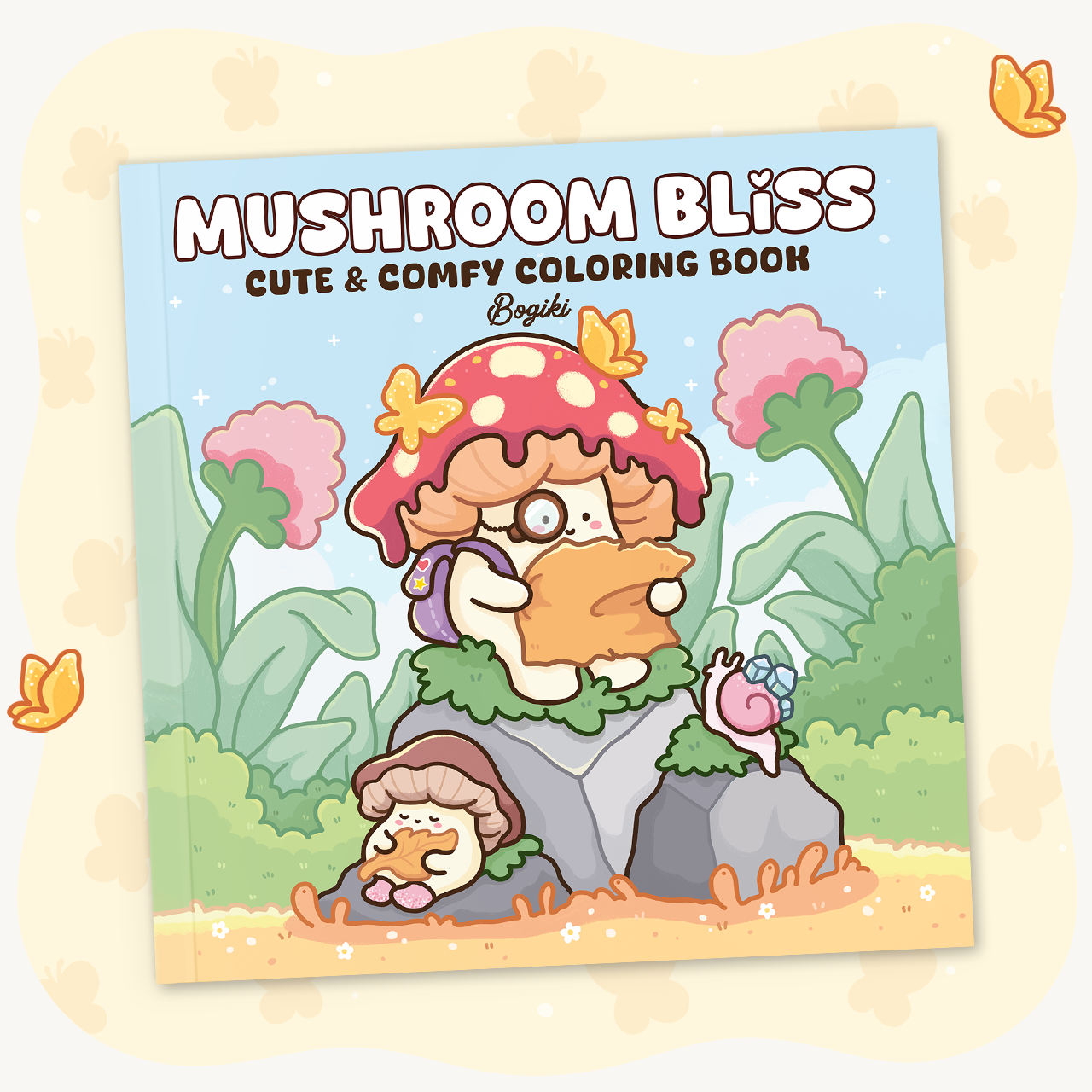 Mushroom Bliss Coloring Book