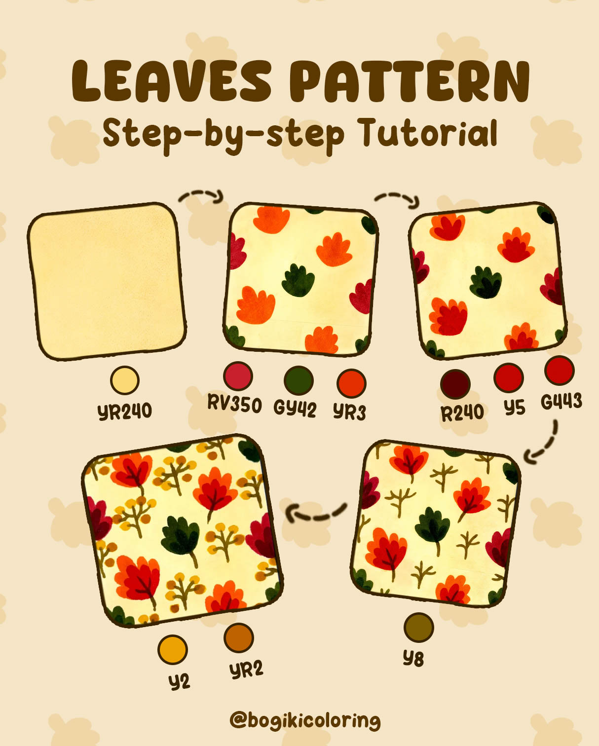 fall leave pattern