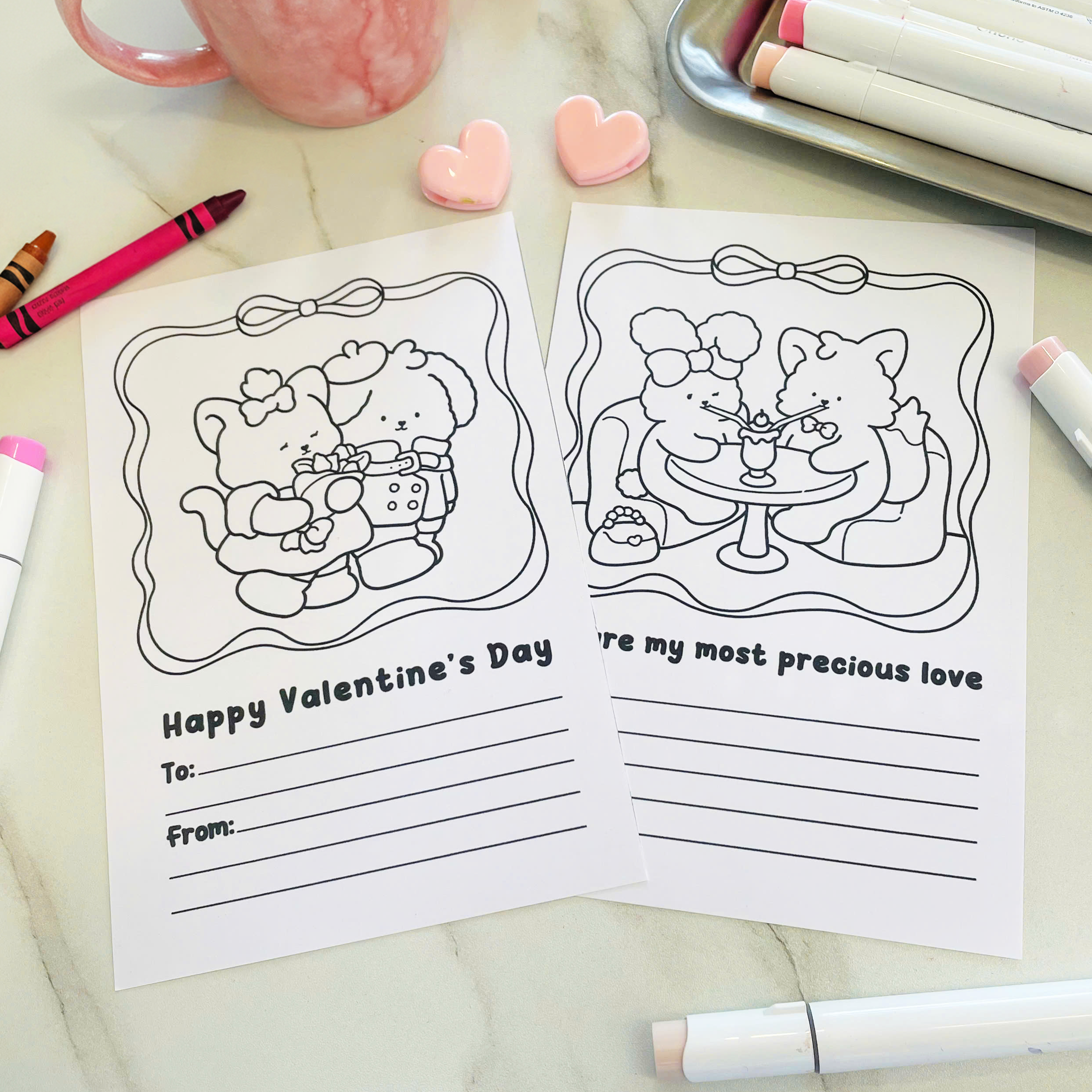  free printable valentine cards