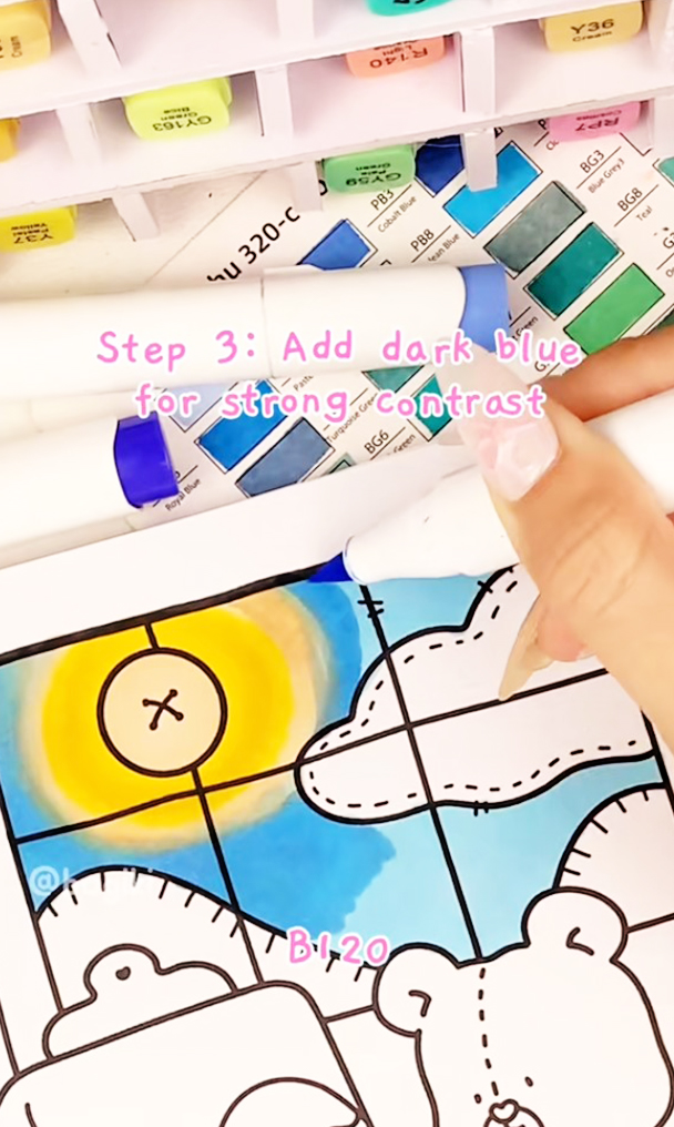 frosty window coloring tutorial