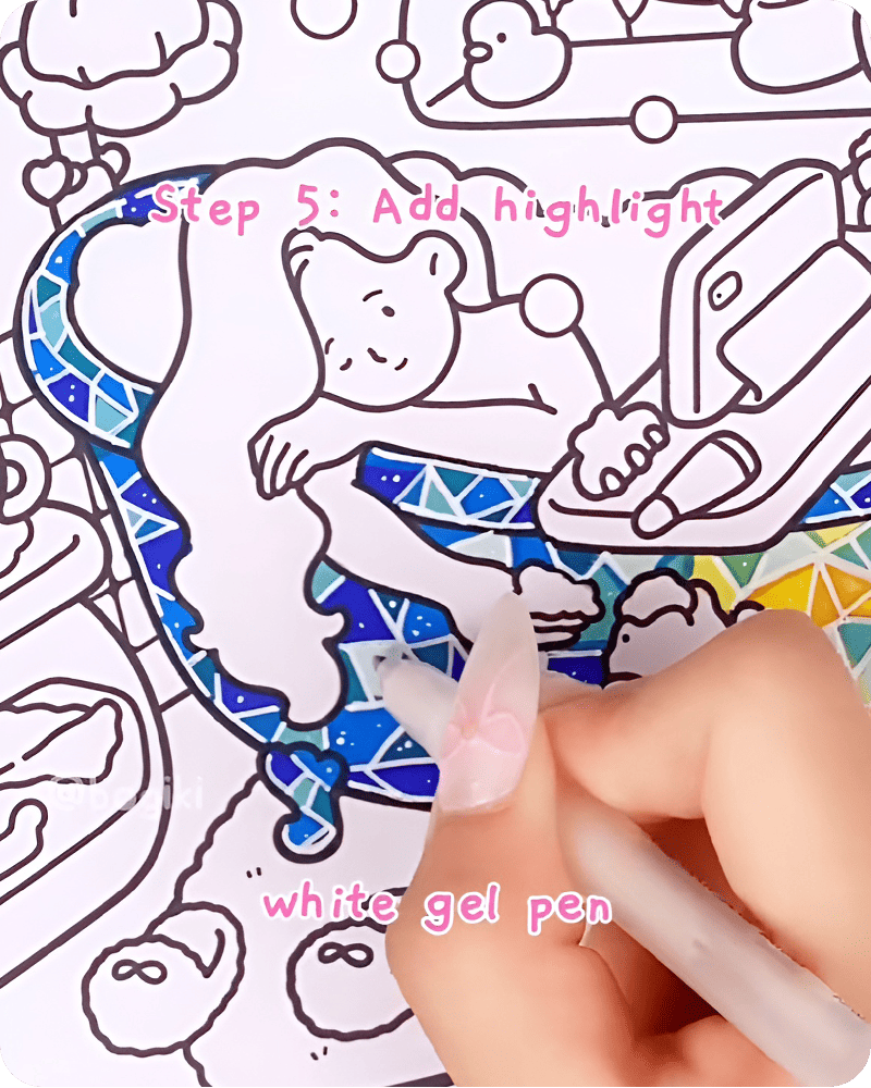 Step example of how to draw a bathtub step by step easy adding tiny white dots for a soft reflective surface effect.