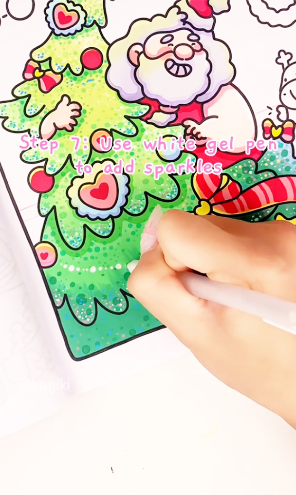 how to draw a christmas tree