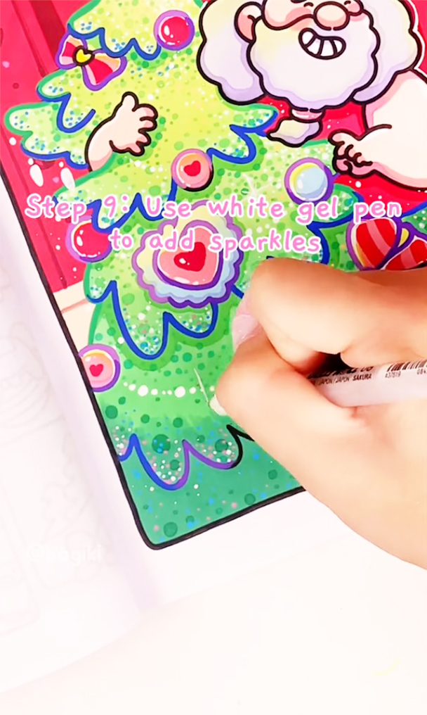 how to draw christmas tree