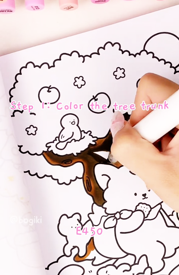 wisteria tree drawing