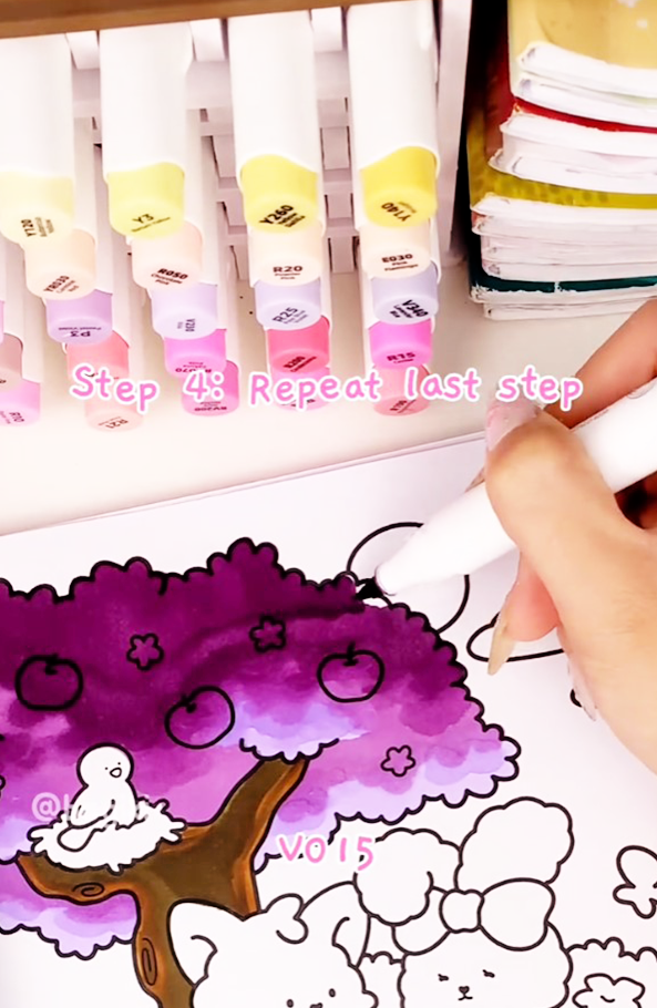 wisteria coloring pages