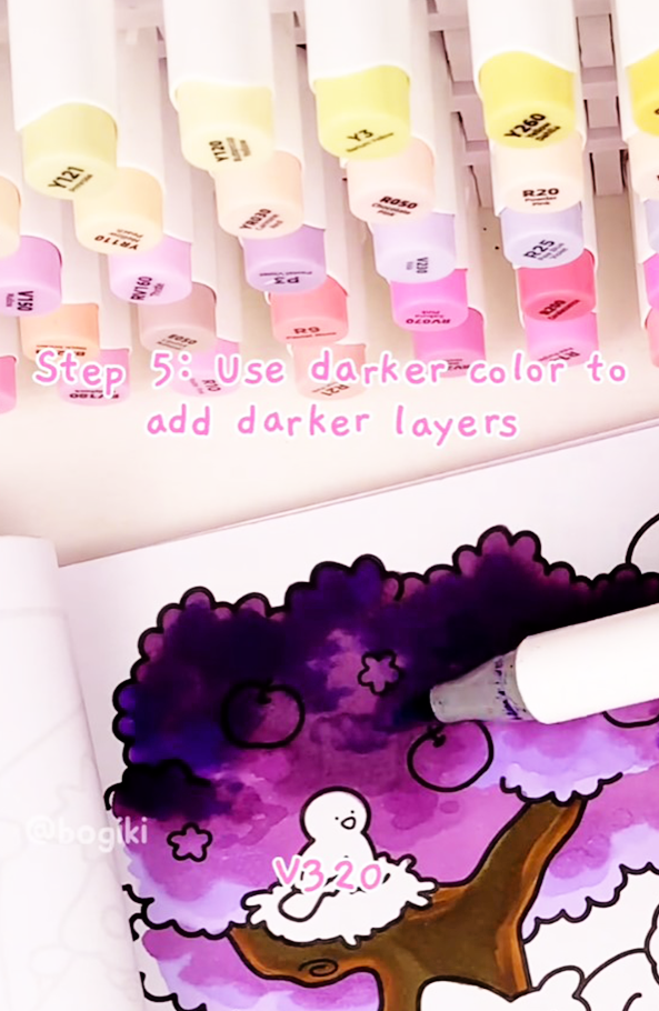 wisteria tree drawing