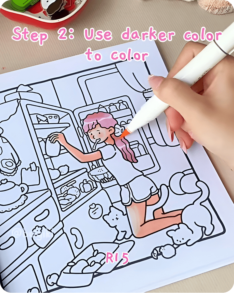 Blending R15 soft shadows in how to draw anime hair step by step, adding depth under hair layers while keeping the hairstyle smooth, light, and balanced