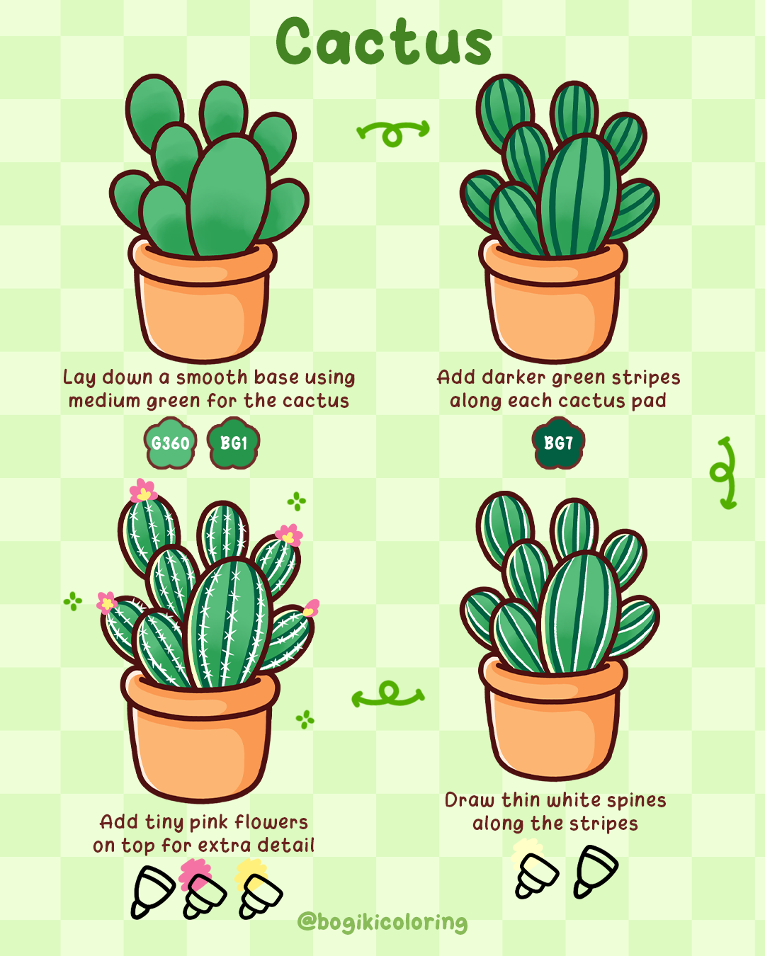 cactus drawing ideas