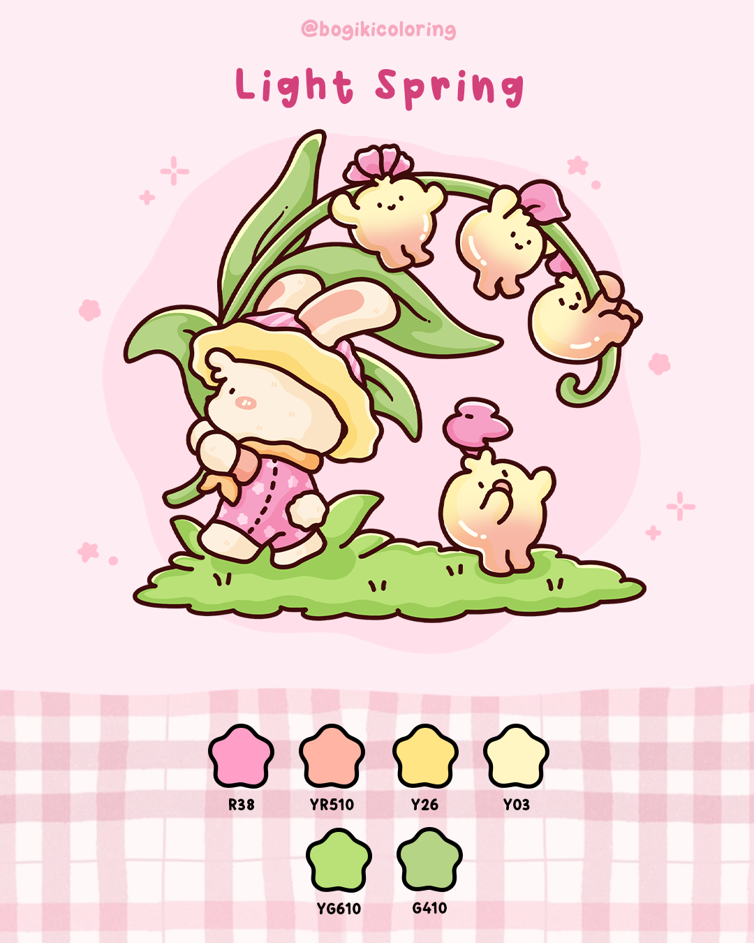 light spring color palette