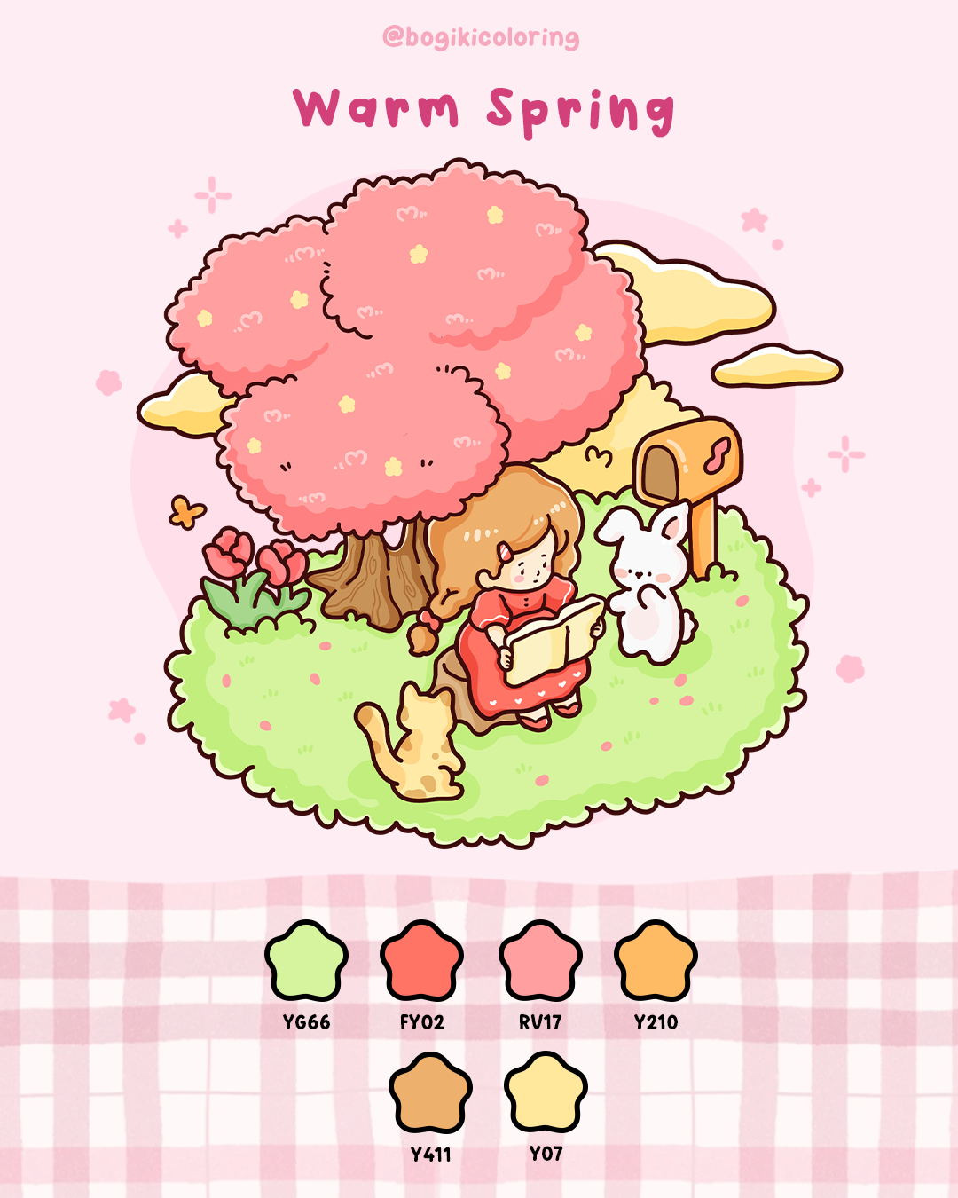 warm spring color palette