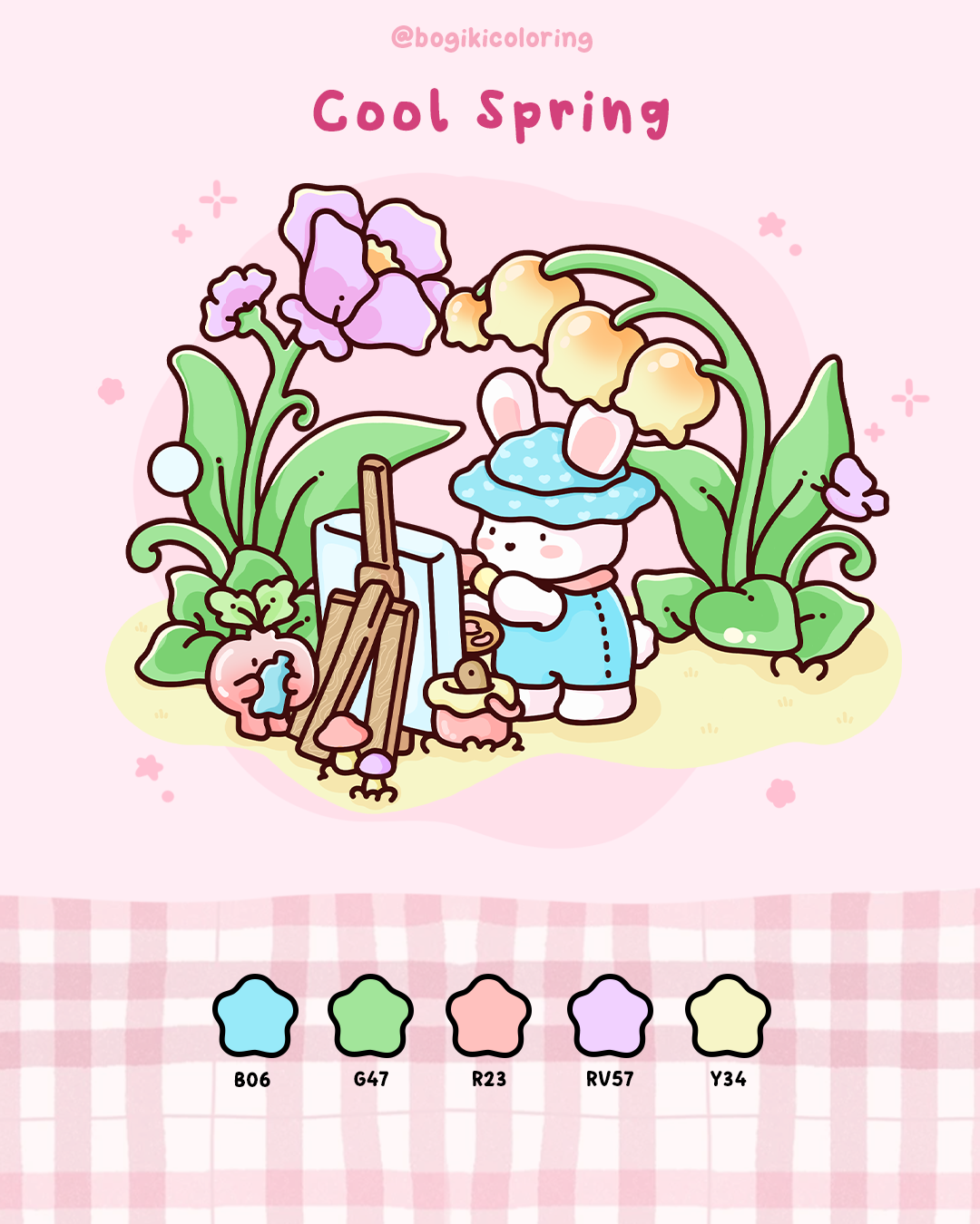 cool spring color palette
