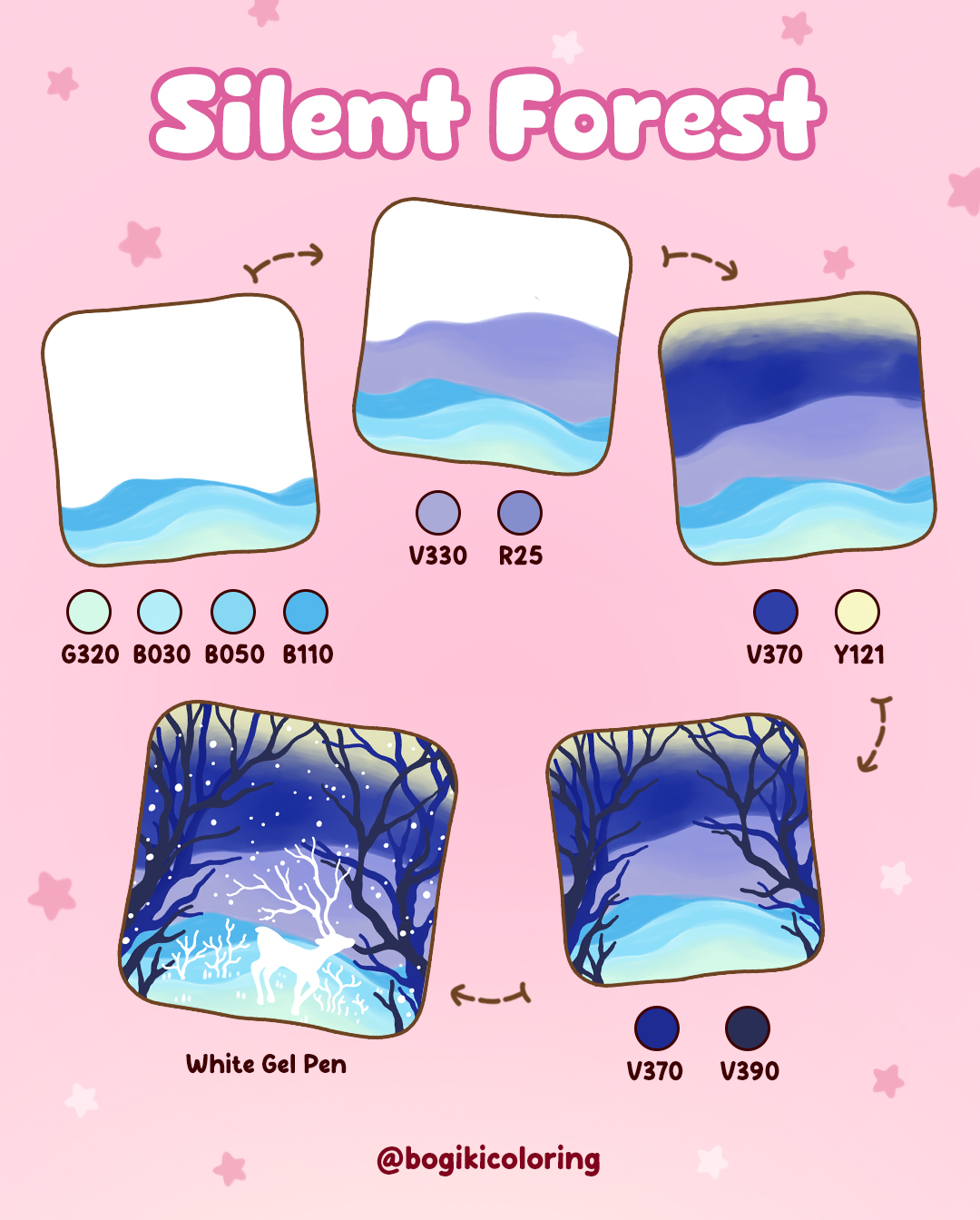 fancy forest pattern