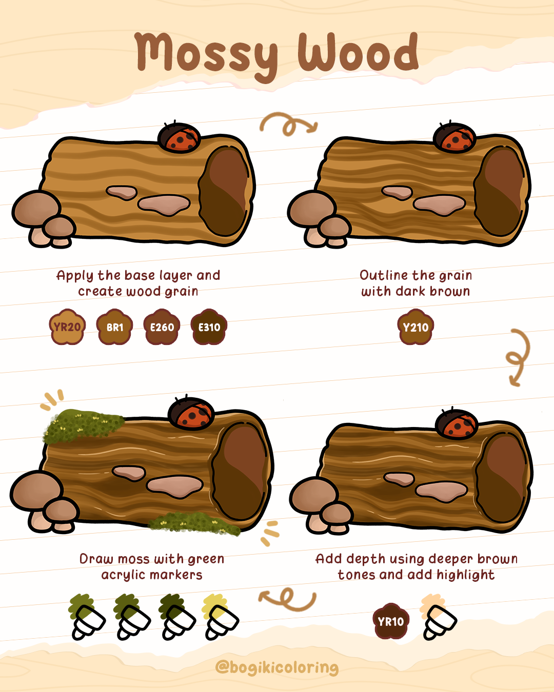 4 modi semplici per creare un disegno in legno caldo e naturale, image size:1080x1350