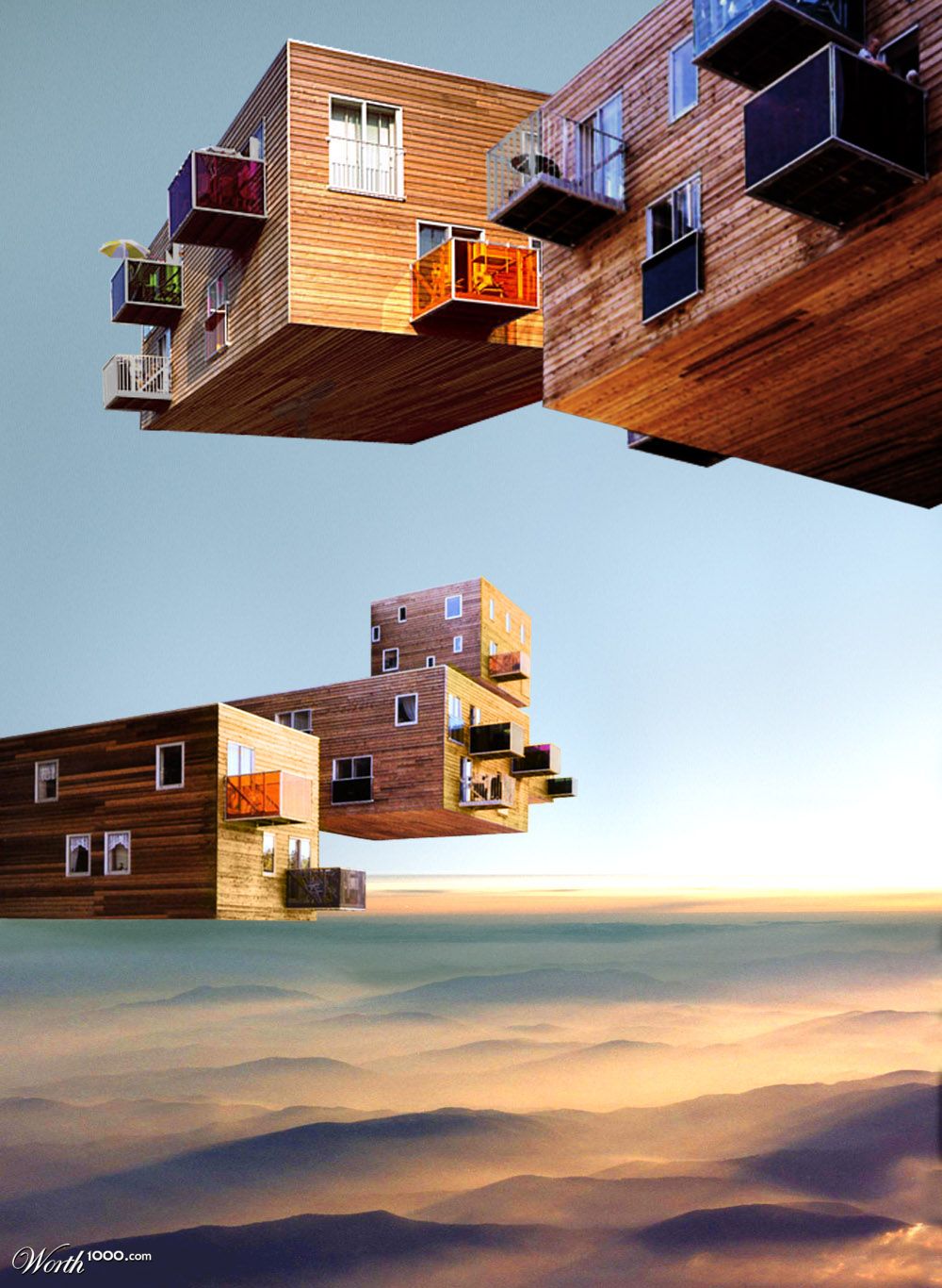 Cottage in the sky