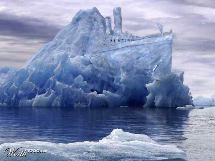 Titanic ice