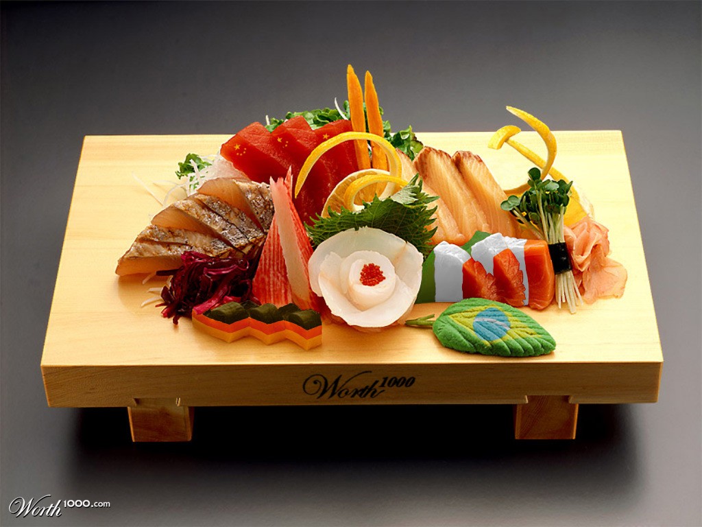 Sashimi flags
