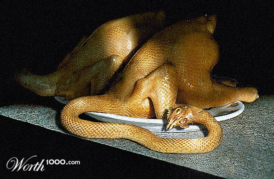 Chicken Snake Delicacy