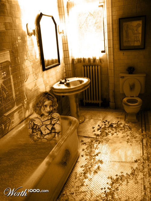 Bathroom in darkstyle