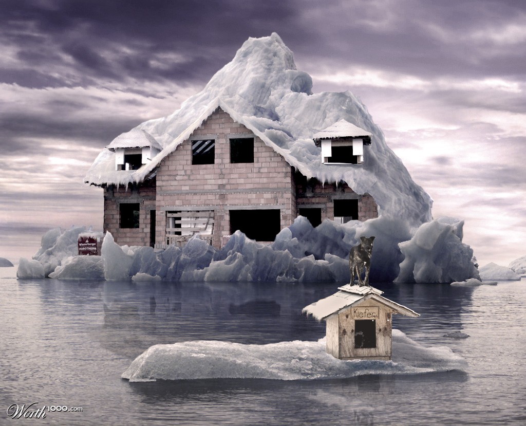 Hause in iceberg