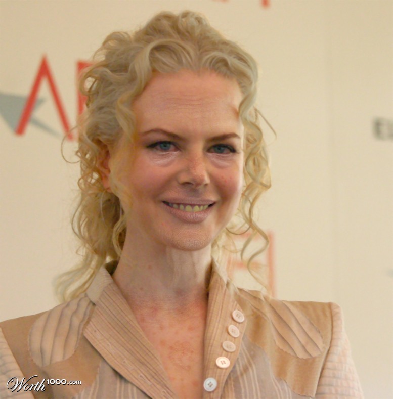 Nicole Kidman hungover with no makeup
