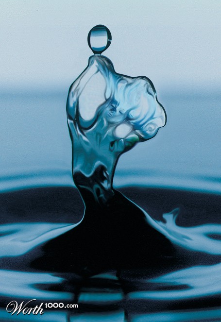 Woman Waterdrop