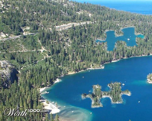 Puzzle Island and Puzzle Lake