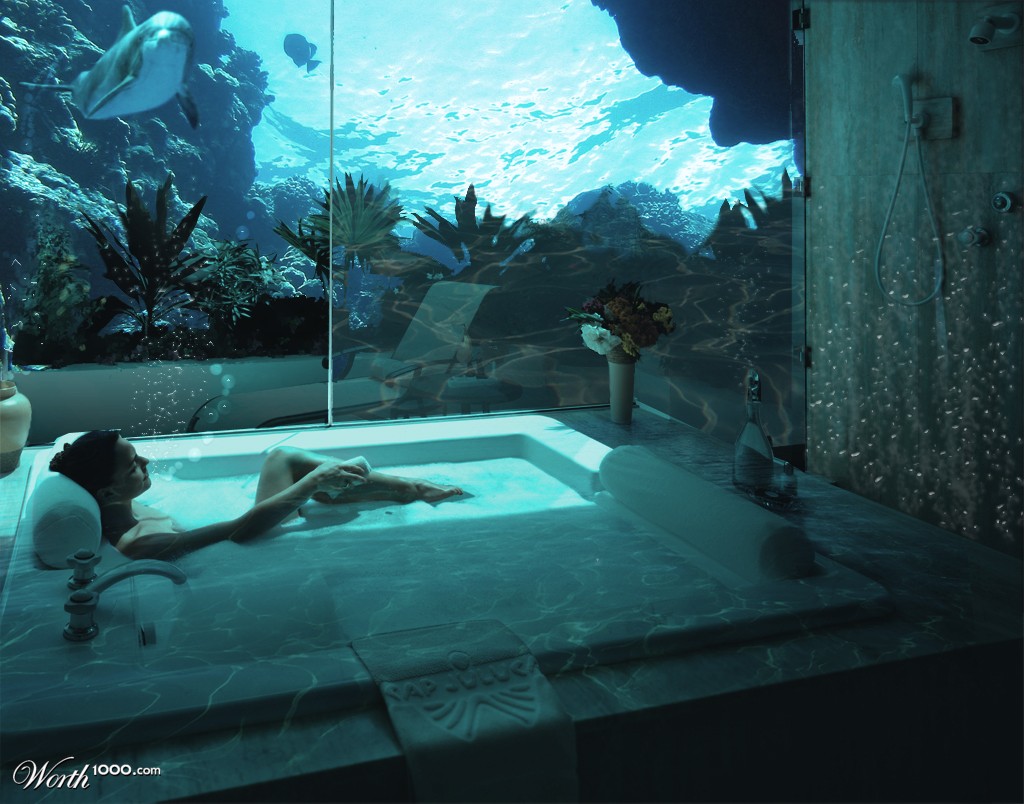 underwater bath?