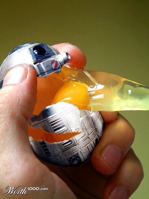 beepity beep whistle CRACK splat
