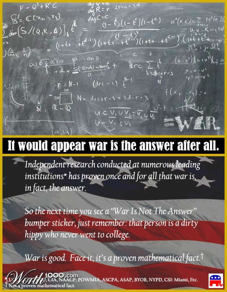 War is the Answer