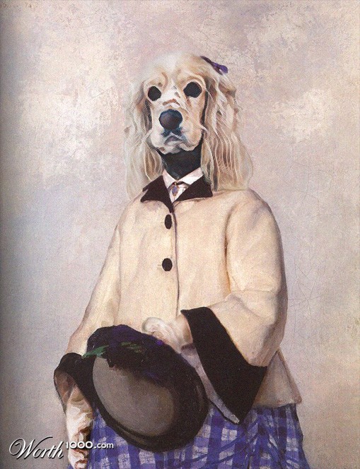 The Artist's Dog Lulu