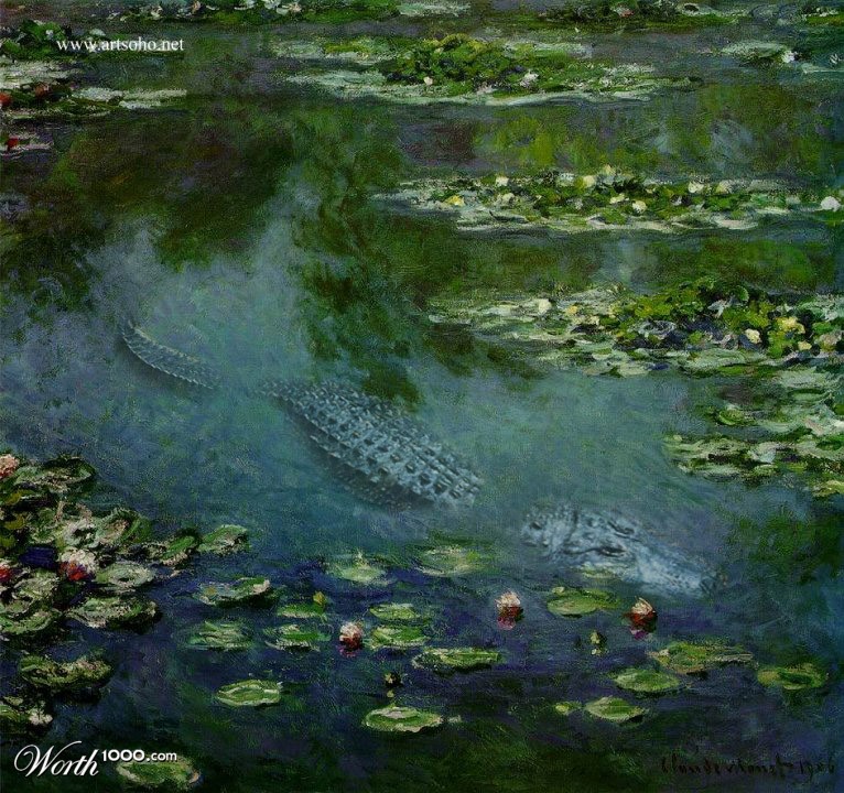 Monet Alligator