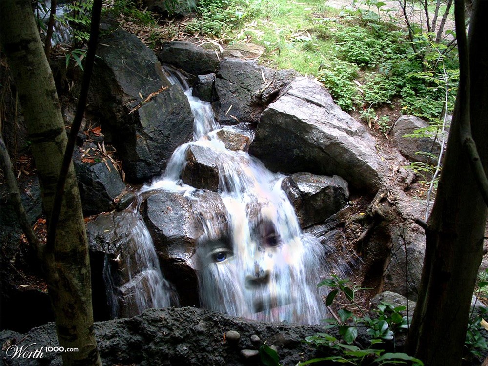 Face In The falls