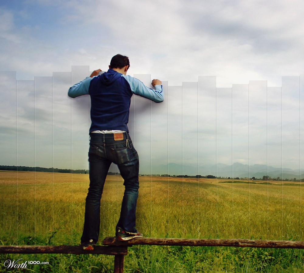 over the fence