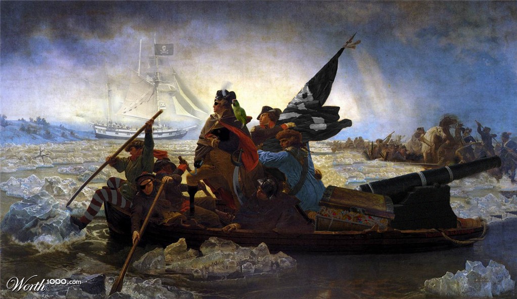 Pirates Crossing the Delaware