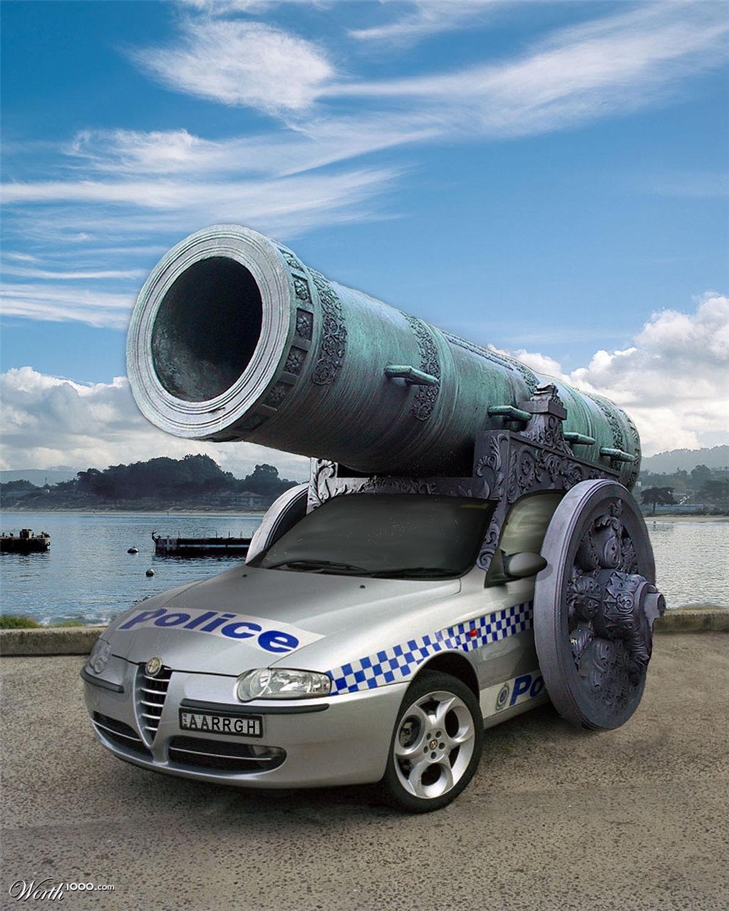 Cannon Cop Car