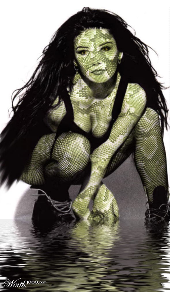 Catherine "Snake-Woman" Zeta-Jones