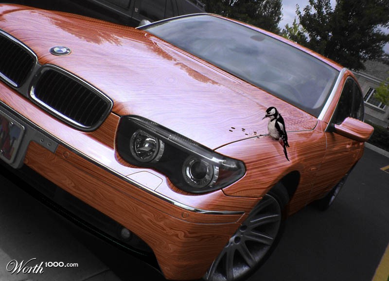 Wooden BMW