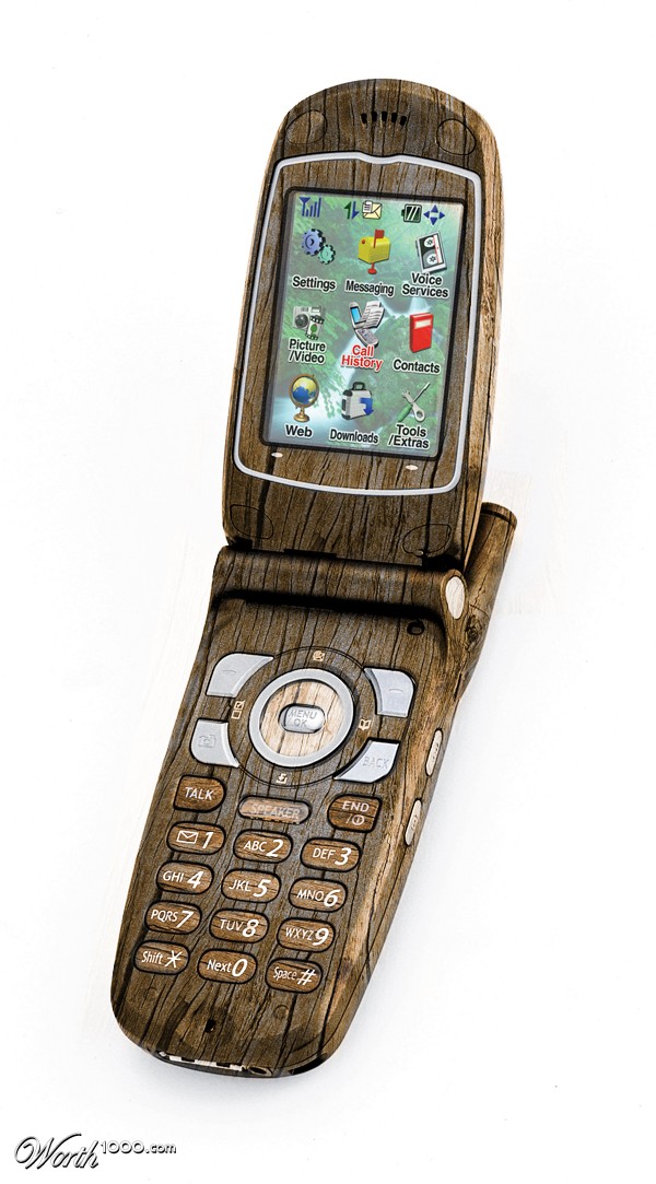 wood phone