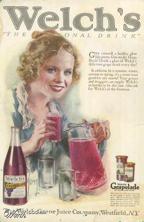 Thora Birch, for Welch's