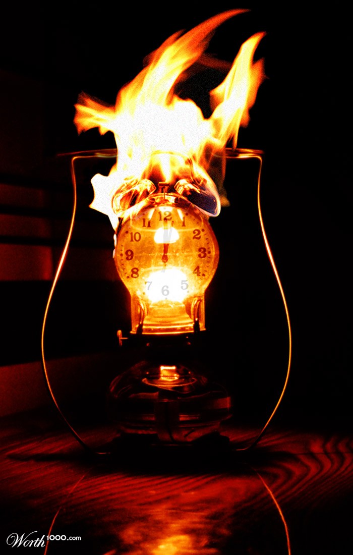 Burning of the Midnight Lamp