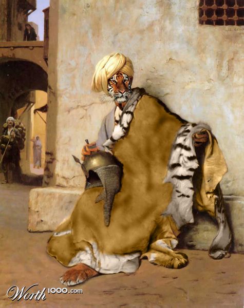 Gerome's Merchant Tiger of Cairo
