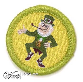 Leprechaun Badge