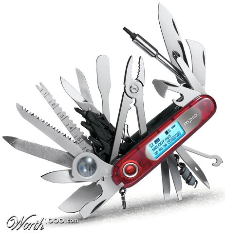 Mp3 knife