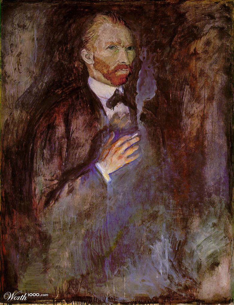van munch autoportrait