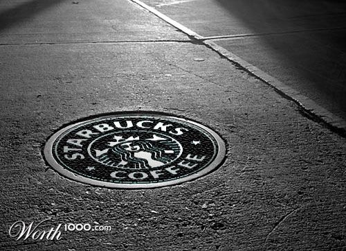 Starbucks Manhole Cover